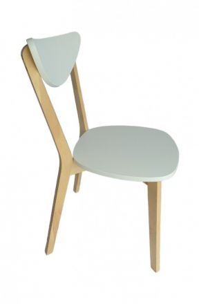 Стул Гольф 16 Натуральная береза/Сиденье и спинка белые