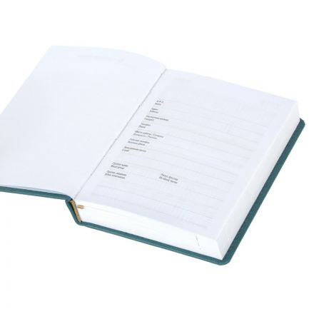 Ежедневник недатированный бирюзовый,А6,110х155мм,176л,ATTACHE Сиам Ежедневник недатированный бирюзовый,А6,110х155мм,176л,ATTACHE Сиам