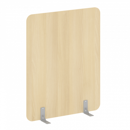 R-line Перегородки на металлических опорах на фетровых подпятниках DP.F-120-150 Акация/Серый металл 1200*18*1500