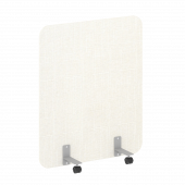 R-line soft Перегородка на металлических опорах, на роликах AP.R-100-120 Romeo 01/Серый металл 1000*18*1200