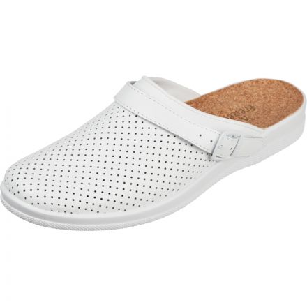 Сабо Ионел муж.нат.кожа цв.белый, пробковая стелька (р.42) (95480108)