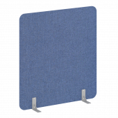 R-line soft Перегородки на металлических опорах на фетровых подпятниках AP.F-140-150 Romeo 11/Серый металл 1400*18*1500