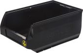 Ящик Milano 350х230х150 PP, черный антистатичный Ящик Milano 350х230х150 PP, черный антистатичный