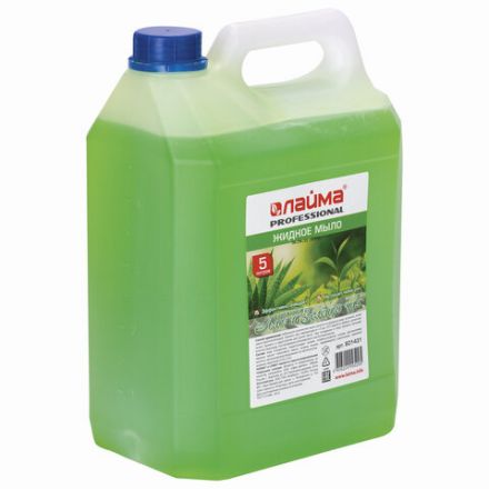 Мыло жидкое 5 л, ЛАЙМА PROFESSIONAL "Алоэ и зеленый чай", 601431