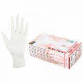 Перчатки латексные смотровые SFM Grip-Surface/ L 254 SC, Германия, 50 пар (100 штук), размер 6-7, S (малый)