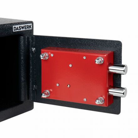 Сейф мебельный DASWERK (ДАСВЕРК) SC-170KL (170х230х170 мм), ключевой замок, графит, 291337