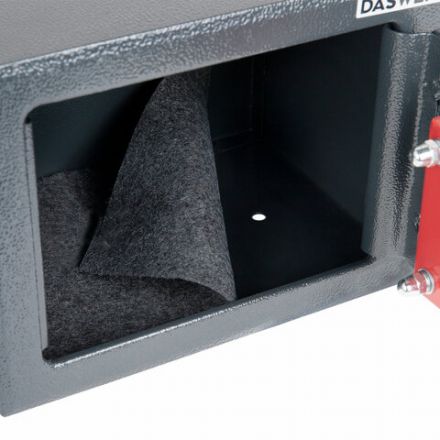 Сейф мебельный DASWERK (ДАСВЕРК) SC-170KL (170х230х170 мм), ключевой замок, графит, 291337