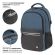Рюкзак BRAUBERG URBAN универсальный, с отделением для ноутбука, USB-порт, "Denver", синий, 46х30х16 см, 229893