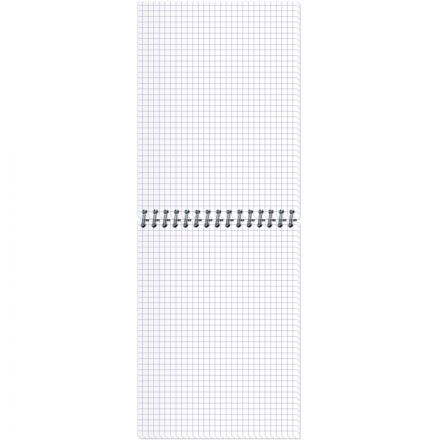 Блокнот Полином Графо А5 50 листов черный/белый в клетку на спирали (145х203 мм)