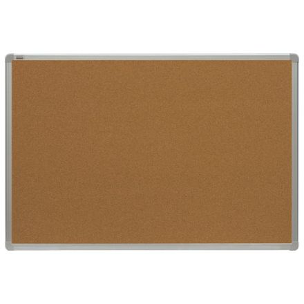 Доска пробковая для объявлений 100x150 см, алюминиевая рамка, 2х3 OFFICE, (Польша), TCA1510