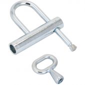 Замок навесной УЗК Аллюр ВС-3КА (65xd=7) сталь хром (1секр/блистер/1кл)