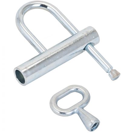 Замок навесной УЗК Аллюр ВС-3КА (65xd=7) сталь хром (1секр/блистер/1кл)