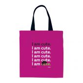 Сумка-шоппер MESHU "Cute", 33*40см, канвас, с карманом Сумка-шоппер MESHU "Cute", 33*40см, канвас, с карманом