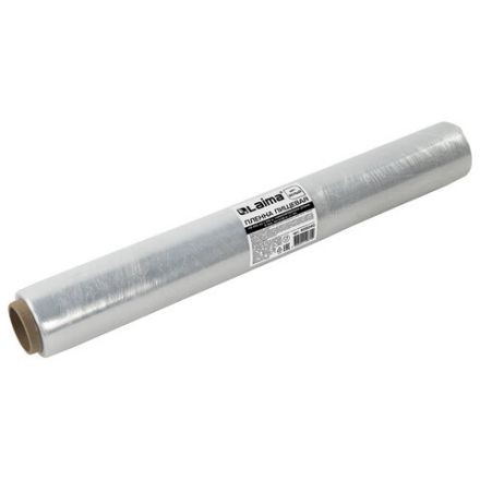 Пленка пищевая ПЭ 450 мм х 200 м, гарантированная длина, 6 мкм, вес 0,49 кг ±5%, LAIMA, 605040 Пленка пищевая ПЭ 450 мм х 200 м, гарантированная длина, 6 мкм, вес 0,49 кг ±5%, LAIMA, 605040