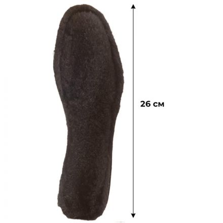 Стельки вкладные р.40, шерстяной мех