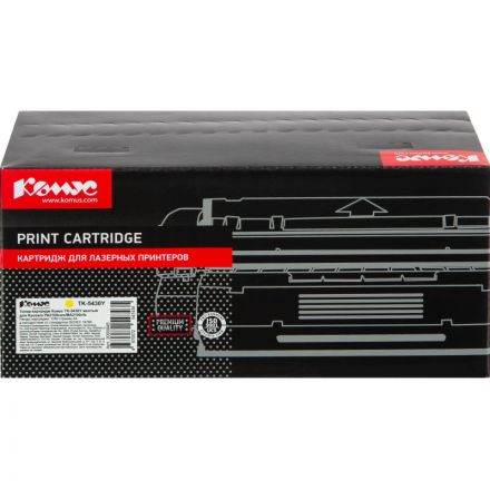 Тонер-картридж Комус TK-5430Y жел. для Kyocera PA2100cwx/MA2100cfx