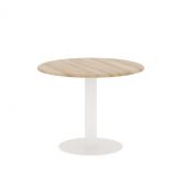 Конференц стол WCT 110 Бук Тиара/Белый D1000х754 WAVE Конференц стол WCT 110 Бук Тиара/Белый D1000х754 WAVE