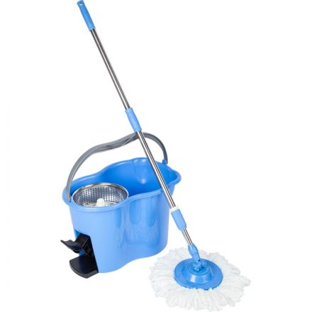 Комплект для уборки ведро+корзина+рукоятка+основа швабры+2 насадки HD1022 Комплект для уборки ведро+корзина+рукоятка+основа швабры+2 насадки HD1022