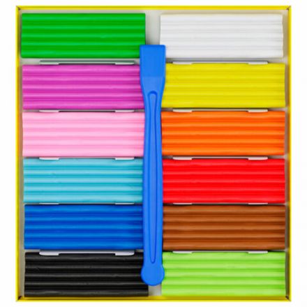 Пластилин ГАММА "Юный художник NEW", 12 цветов, 168 г, со стеком, 280045 Пластилин ГАММА "Юный художник NEW", 12 цветов, 168 г, со стеком, 280045