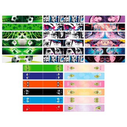 Закладки для книг МАГНИТНЫЕ, "5 ДИЗАЙНОВ МИКС", 6 штук, 60x20 мм, FUNSTER (ФАНСТЕР), 116652