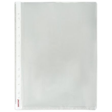 Папки-файлы перфорированные, А4, ОФИСМАГ "ПРЕМИУМ", комплект 100 шт., гладкие, 38 мкм, 224601