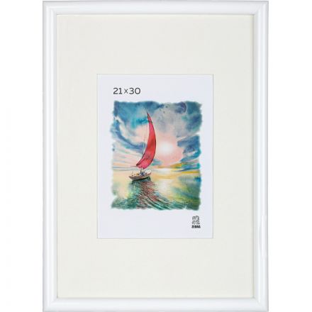 Фоторамка А4 пластиковая PS 500 белая Фоторамка А4 пластиковая PS 500 белая