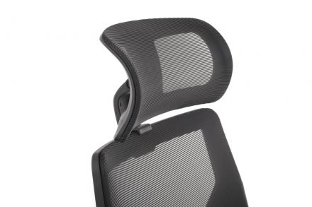 Кресло OLIVER W-203AC Чёрный пластик/Чёрная сетка 64-64-115*123