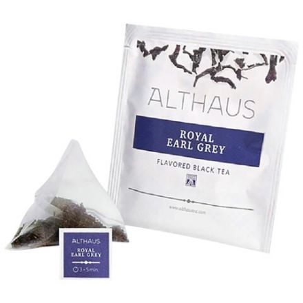 Чай ALTHAUS "Royal Earl Grey" черный, 15 пирамидок по 2,75 г, ГЕРМАНИЯ, TALTHL-P00004