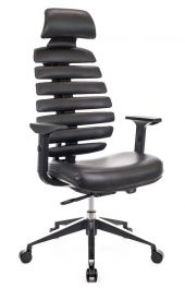 Кресло Everprof Ergo Black Экокожа Черный