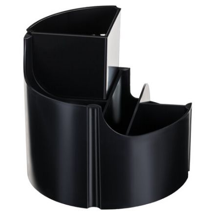 Подставка-органайзер STAFF Basic, 120х120х110 мм, 5 отделений, черная, 237949 Подставка-органайзер STAFF Basic, 120х120х110 мм, 5 отделений, черная, 237949