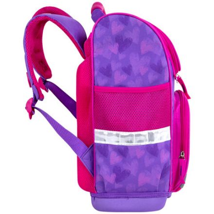 Ранец ЮНЛАНДИЯ WISE, 1 отделение, 3 кармана, устойчивое дно, "Pretty kitty", 37x29х15 см, 271395