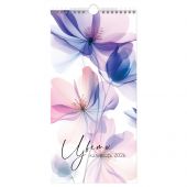 Календарь настенный перекидной на гребне, 170*340 мм 6л. BG "Цветы", 2026г.