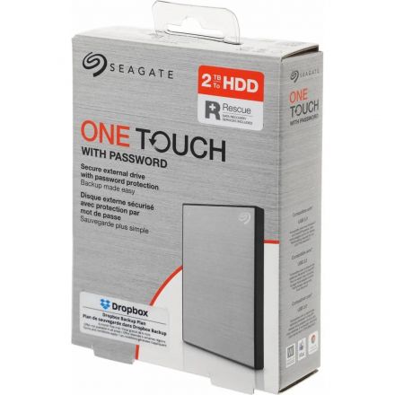 Портативный HDD Seagate 2TB STKY2000401 OneTouch2.5 USB3.0 G1 TypeA Silver Портативный HDD Seagate 2TB STKY2000401 OneTouch2.5 USB3.0 G1 TypeA Silver
