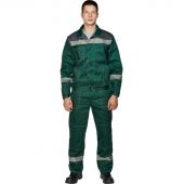 Костюм рабочий летний муж. л20-КБР зелен/сер (р.52-54) 170-176