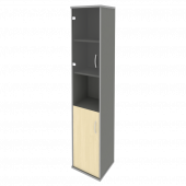 Riva Шкаф высокий узкий левый А.СУ-1.4 (L) Клён металлик 404*365*1980 Riva Шкаф высокий узкий левый А.СУ-1.4 (L) Клён металлик 404*365*1980