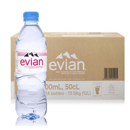 Вода минеральная Evian ПЭТ, негаз, 0,5л Вода минеральная Evian ПЭТ, негаз, 0,5л