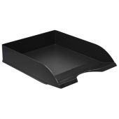 Лоток горизонтальный для бумаг "Дельта", А4 (315х250х60 мм), черный, ЛТГ-30460
