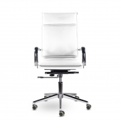 Кресло СН-301 Кайман Комфорт В хром Ср S-0402 (белый)