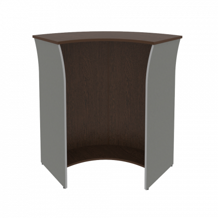 Riva Стойка угловая (радиусный элемент-ХДФ) А.РС-5 ХДФ Венге металлик 950*950*1150 Riva Стойка угловая (радиусный элемент-ХДФ) А.РС-5 ХДФ Венге металлик 950*950*1150