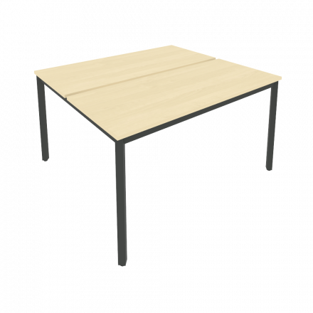 Slim Рабочая станция на металлокаркасе С.СП-5.2 Клён/Антрацит металл 1380*1235*750