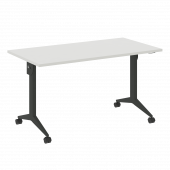 X-Pull Стол складной мобильный X.M-3.7 Белый бриллиант/Антрацит металл 1380*720*753 X-Pull Стол складной мобильный X.M-3.7 Белый бриллиант/Антрацит металл 1380*720*753