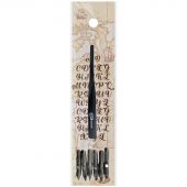 Держатель в комплекте с каллиграфическими перьями ArtSpace, круглые наконечники, 6шт