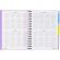 Ежедневник недатированный Bright Colours на спирали, А5, 272 стр, СИРЕНЕВЫЙ