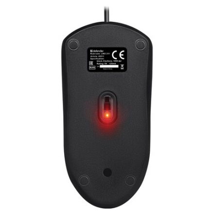 Набор проводной клавиатура 104 клавиши, мышь 3 кнопки, 1000 dpi, DEFENDER Line C-511 RU, чёрный, 45511