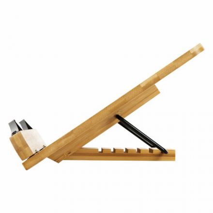 Подставка для книг и планшетов большая бамбуковая BRAUBERG, 34х24 см, регулируемый наклон, 237896 Подставка для книг и планшетов большая бамбуковая BRAUBERG, 34х24 см, регулируемый наклон, 237896