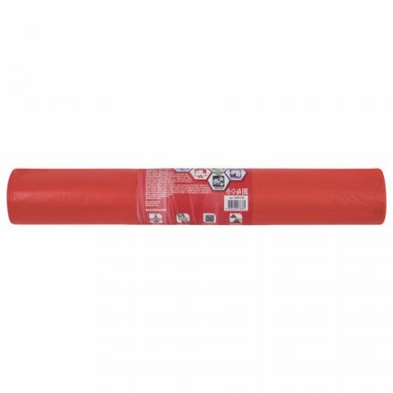 Мешки для раздельного сбора мусора 120 л красные в рулоне 10 шт., ПВД 38 мкм, 70х108 см, LAIMA, 606706, 3859