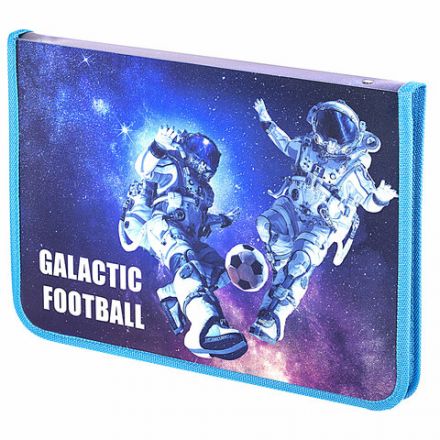 Папка для труда на молнии ЮНЛАНДИЯ А4, 1 отделение, откидная планка, органайзер, "Football", 270986 Папка для труда на молнии ЮНЛАНДИЯ А4, 1 отделение, откидная планка, органайзер, "Football", 270986