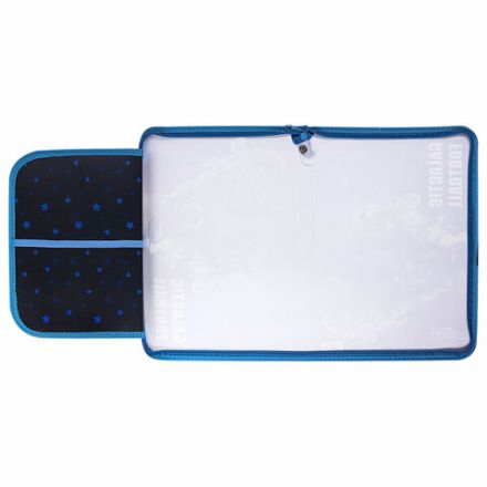 Папка для труда на молнии ЮНЛАНДИЯ А4, 1 отделение, откидная планка, органайзер, "Football", 270986 Папка для труда на молнии ЮНЛАНДИЯ А4, 1 отделение, откидная планка, органайзер, "Football", 270986