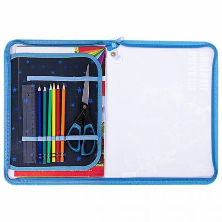 Папка для труда на молнии ЮНЛАНДИЯ А4, 1 отделение, откидная планка, органайзер, "Football", 270986 Папка для труда на молнии ЮНЛАНДИЯ А4, 1 отделение, откидная планка, органайзер, "Football", 270986