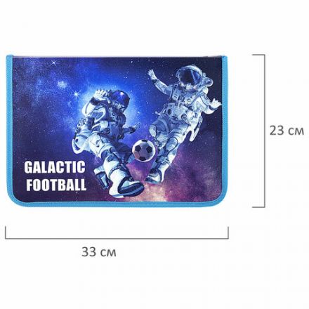 Папка для труда на молнии ЮНЛАНДИЯ А4, 1 отделение, откидная планка, органайзер, "Football", 270986 Папка для труда на молнии ЮНЛАНДИЯ А4, 1 отделение, откидная планка, органайзер, "Football", 270986